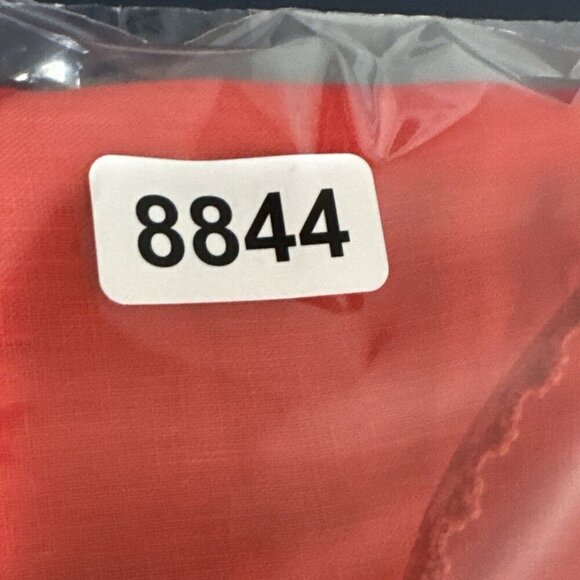 J.Crew Women's 6 Popover Blouse Orange Red 100% Linen Crochet & Fringe Detail - Picture 13 of 14